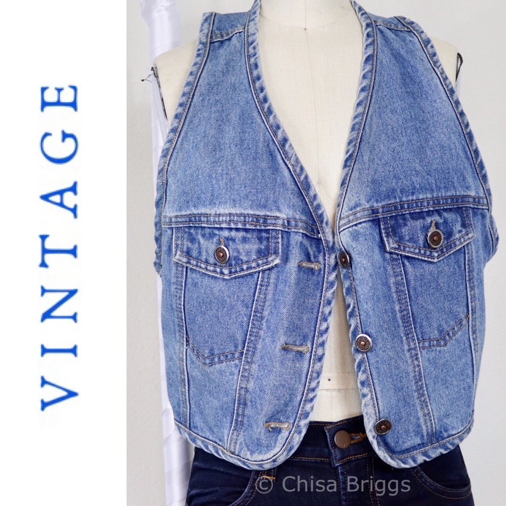 VINTAGE | 1990s Denim Vest